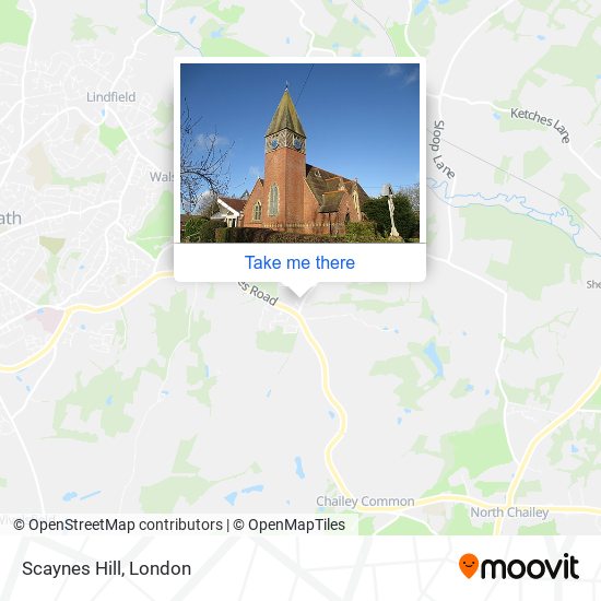 Scaynes Hill map