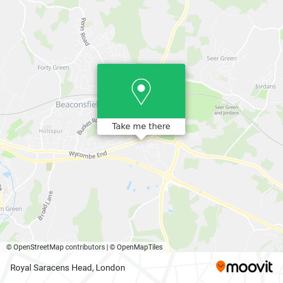 Royal Saracens Head map