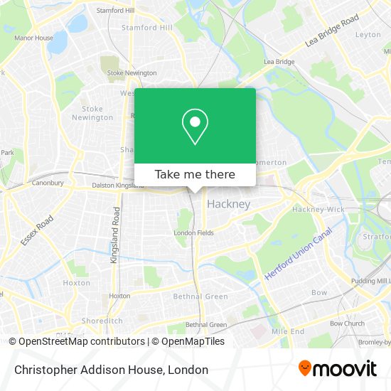 Christopher Addison House map