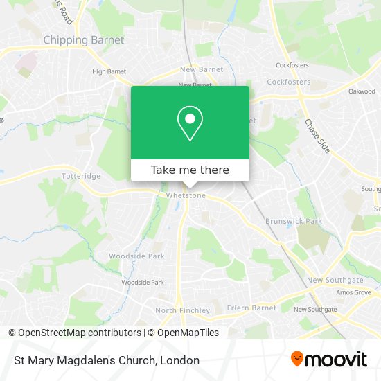 St Mary Magdalen's Church map
