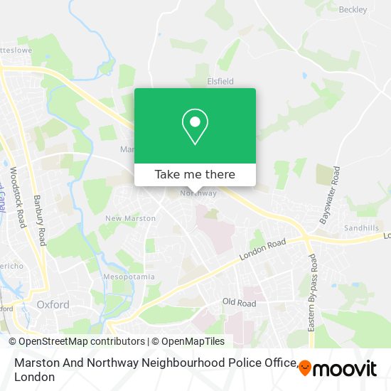 Marston And Northway Neighbourhood Police Office map