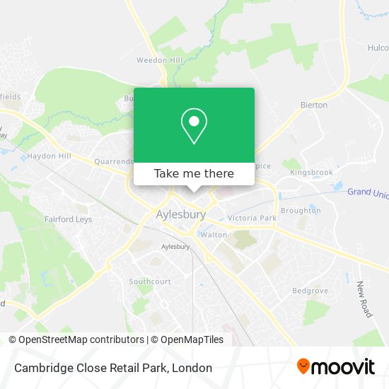 Cambridge Close Retail Park map