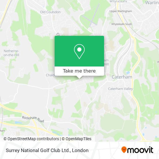 Surrey National Golf Club Ltd. map