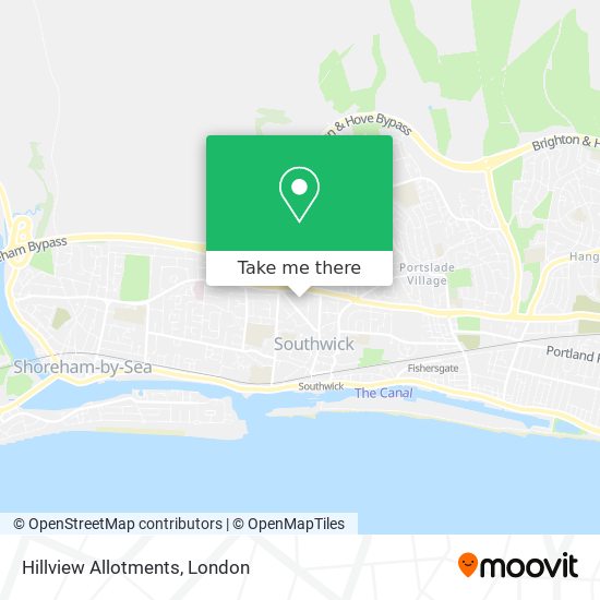 Hillview Allotments map
