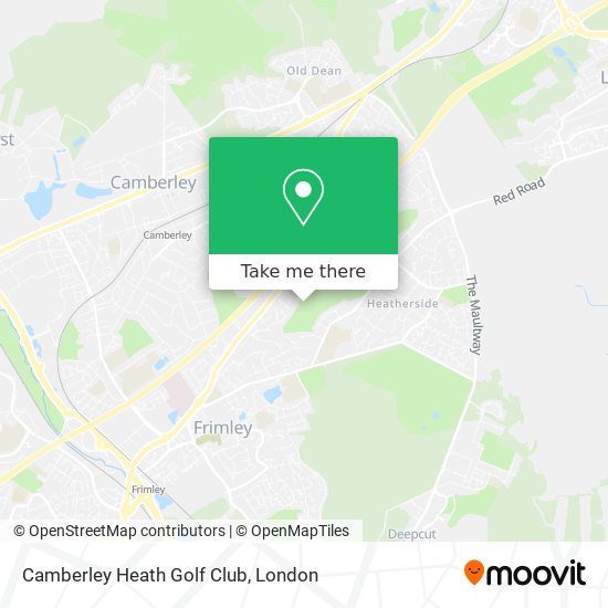 Camberley Heath Golf Club map