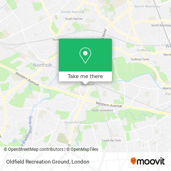 Oldfield Recreation Ground map