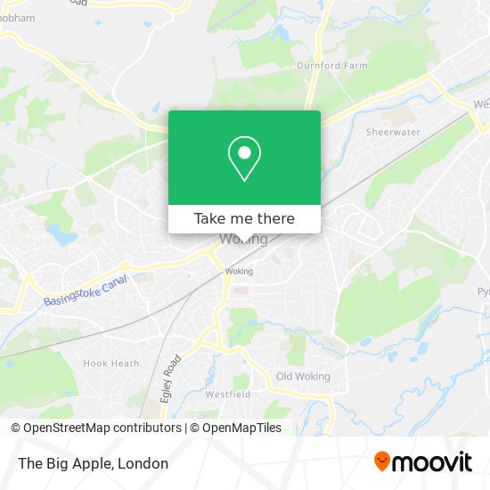 The Big Apple map