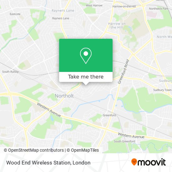 Wood End Wireless Station map