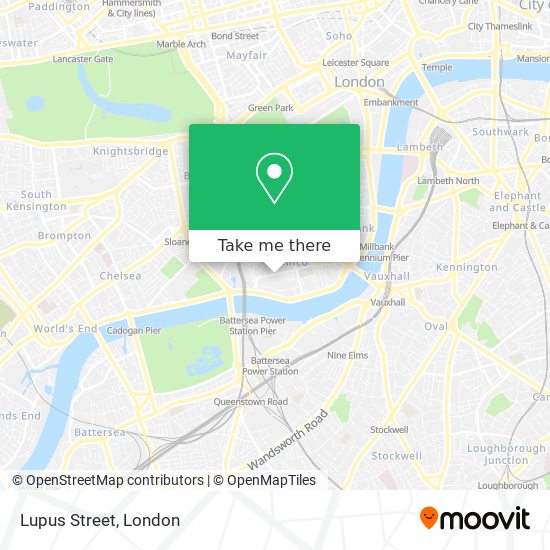 Lupus Street map