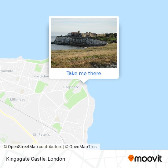 Kingsgate Castle map