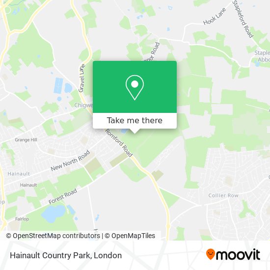 Hainault Country Park map