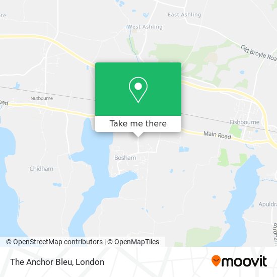 The Anchor Bleu map