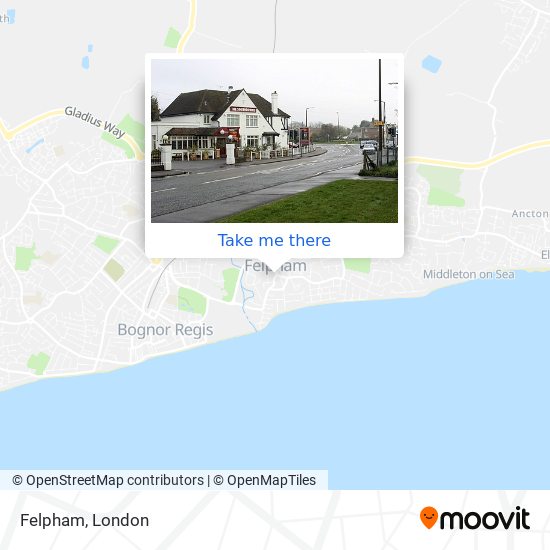 Felpham map