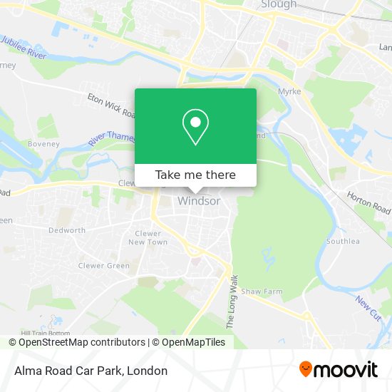 Alma Road Car Park map