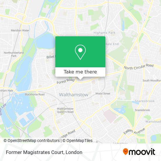 Former Magistrates Court map