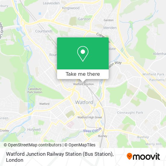 Watford Junction Railway Station (Bus Station) map