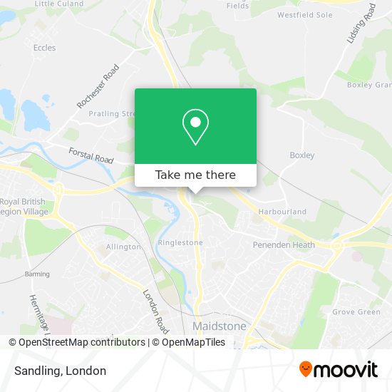 Sandling map