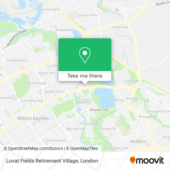 Lovat Fields Retirement Village map