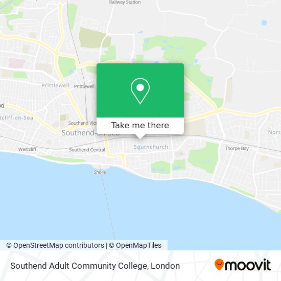 Southend Adult Community College map