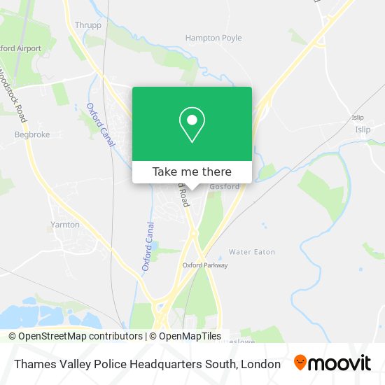 Thames Valley Police Headquarters South map