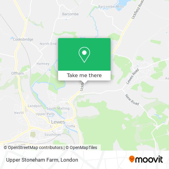 Upper Stoneham Farm map