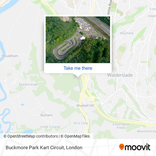 Buckmore Park Kart Circuit map