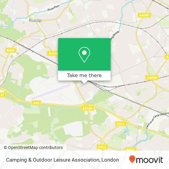 Camping & Outdoor Leisure Association map