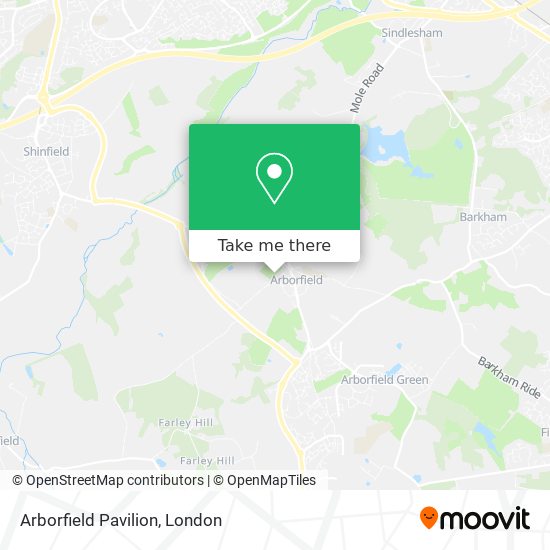 Arborfield Pavilion map
