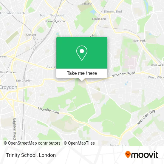 Trinity School map