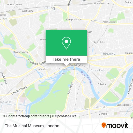 The Musical Museum map