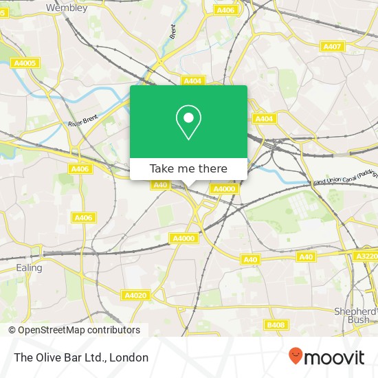 The Olive Bar Ltd. map