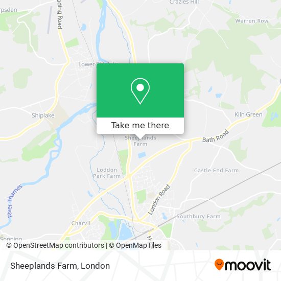 Sheeplands Farm map