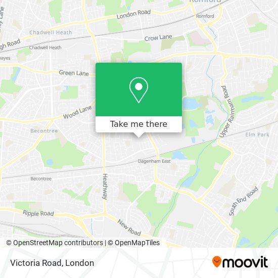 Victoria Road map