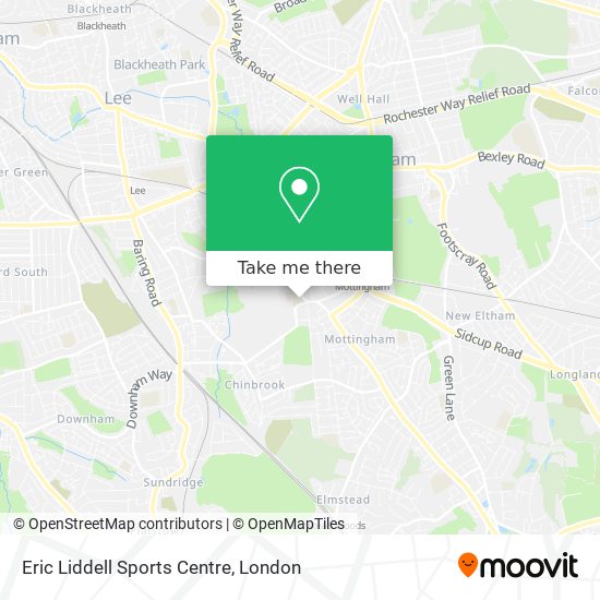 Eric Liddell Sports Centre map