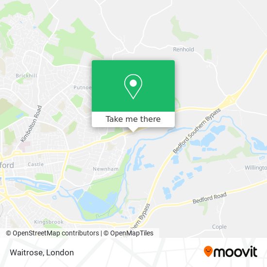 Waitrose map