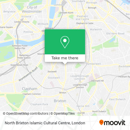 North Brixton Islamic Cultural Centre map