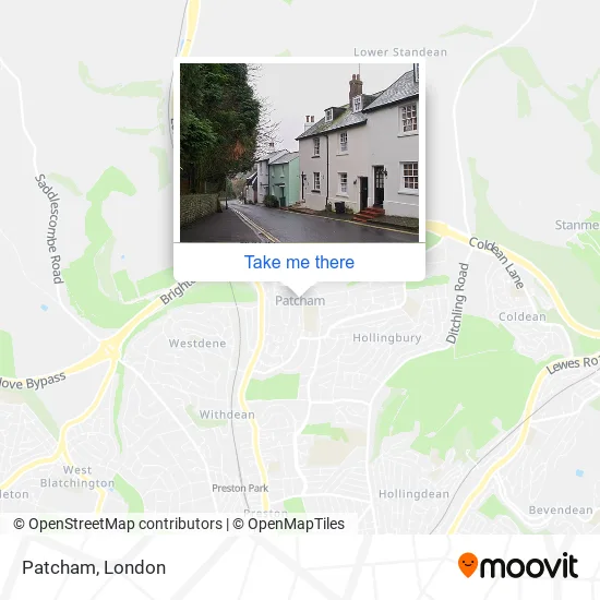Patcham map