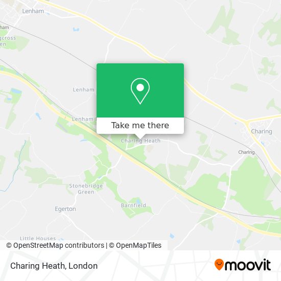 Charing Heath map