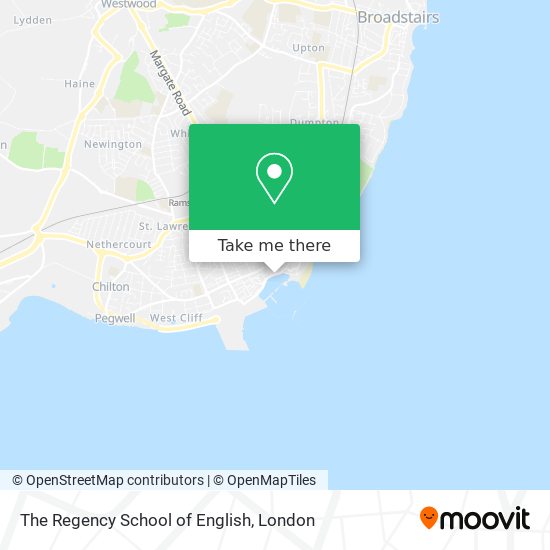 The Regency School of English map