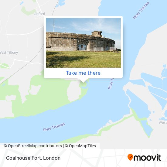 Coalhouse Fort map