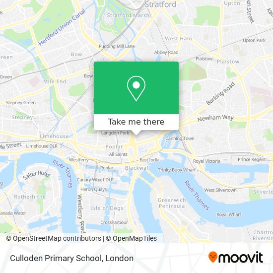 Culloden Primary School map