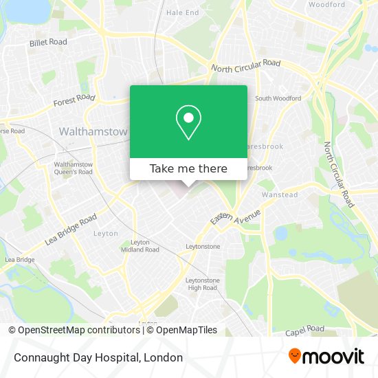 Connaught Day Hospital map