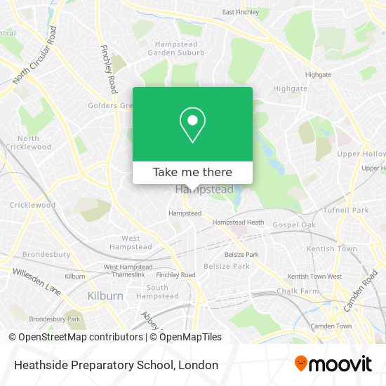 Heathside Preparatory School map