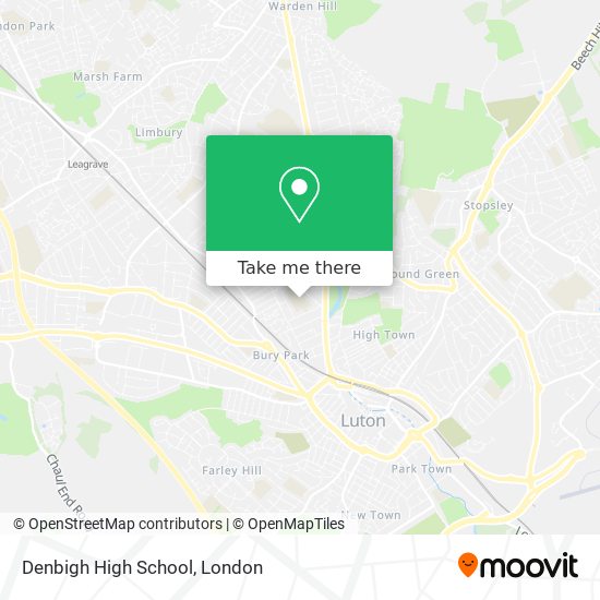 Denbigh High School map