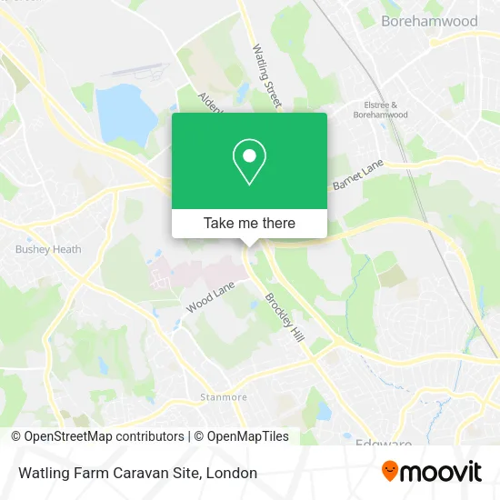 Watling Farm Caravan Site map