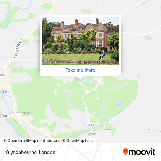 Glyndebourne map