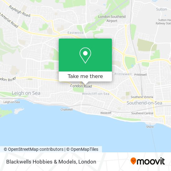 Blackwells Hobbies & Models map