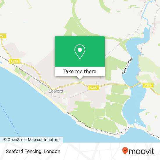 Seaford Fencing map