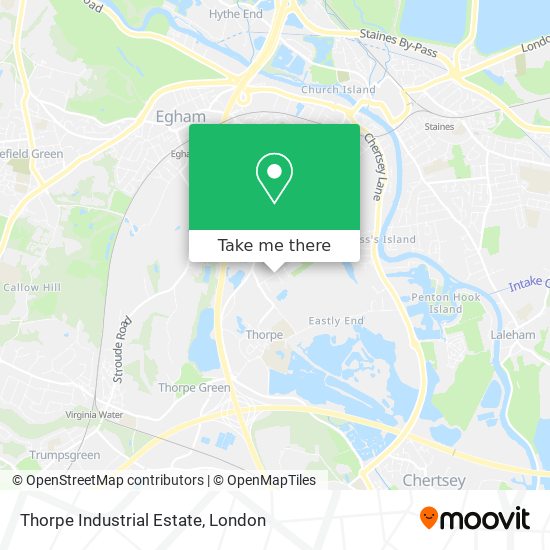 Thorpe Industrial Estate map