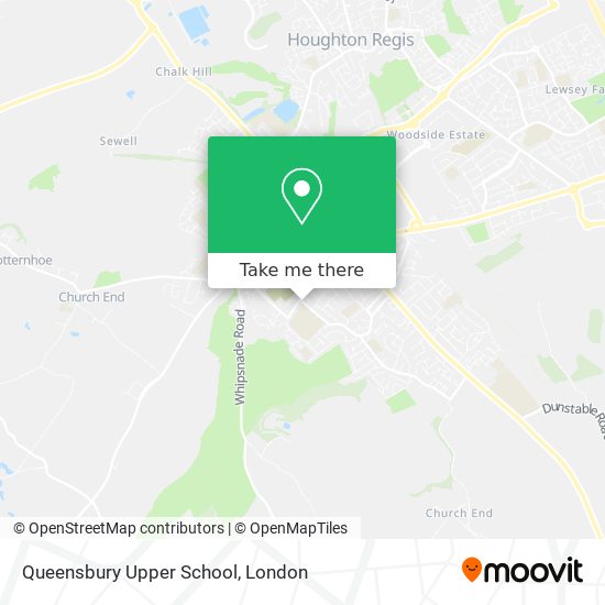 Queensbury Upper School map
